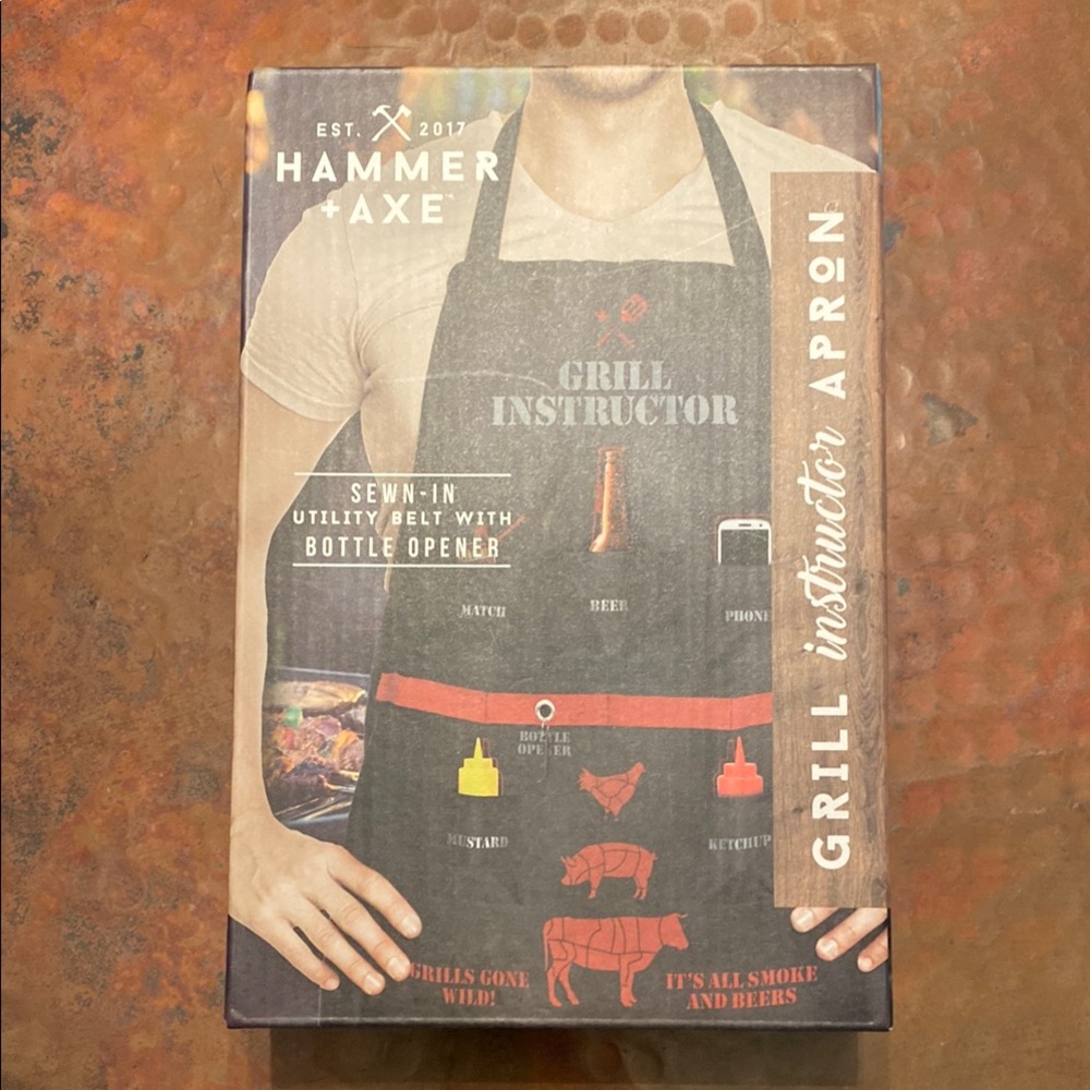 Black Grill Instructor Apron